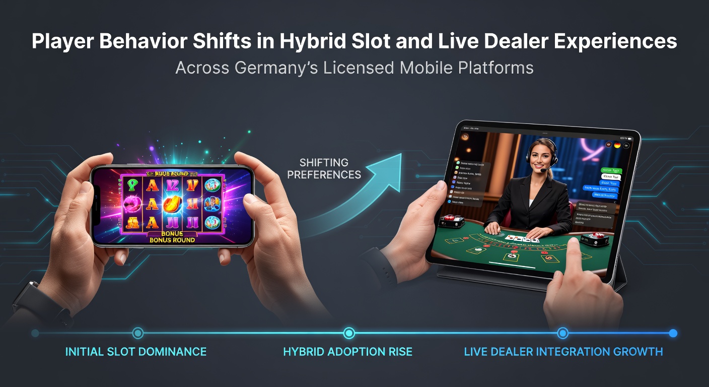 Spieler nutzen hybride Slot- und Live-Dealer-Optionen auf Mobilgeräten in Deutschland