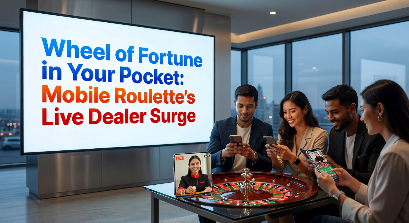 Grafik mit steigenden Kurven zu Mobile-Live-Roulette-Nutzung, Smartphones und Casino-Tische im Hintergrund